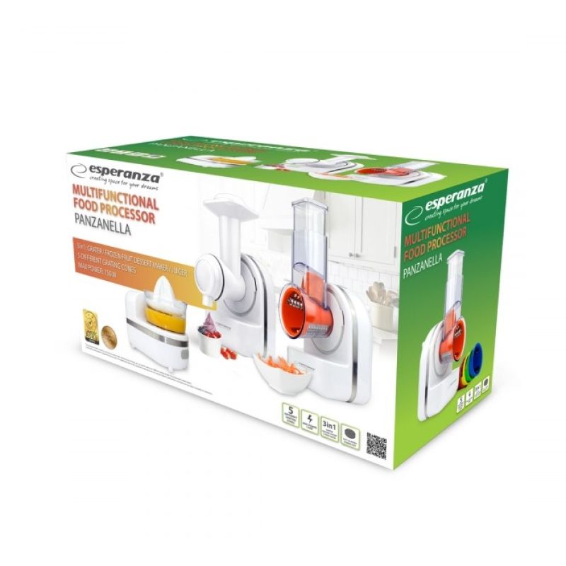 Esperanza PANZANELLA EKM027 (150W) vegetable chopping machine AGD - Produkty/Roboty kuchenne Your Sports Performance