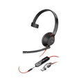 Poly Blackwire 5210 Monaural USB-C Headset +3.5mm Plug +USB-C/A Adapter (Bulk) Akcesoria GSM/Słuchawki przewodowe Your Sports Performance