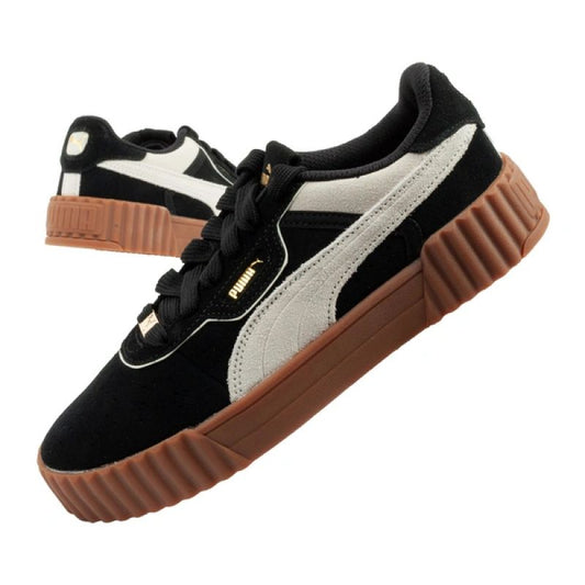 Puma women's sports shoes sneakers Carina 3.0 leather black fashionable Puma