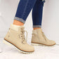 Insulated hiking boots NEWS W EVE249A beige Footwear/Outdoor/zimowe Your Sports Performance