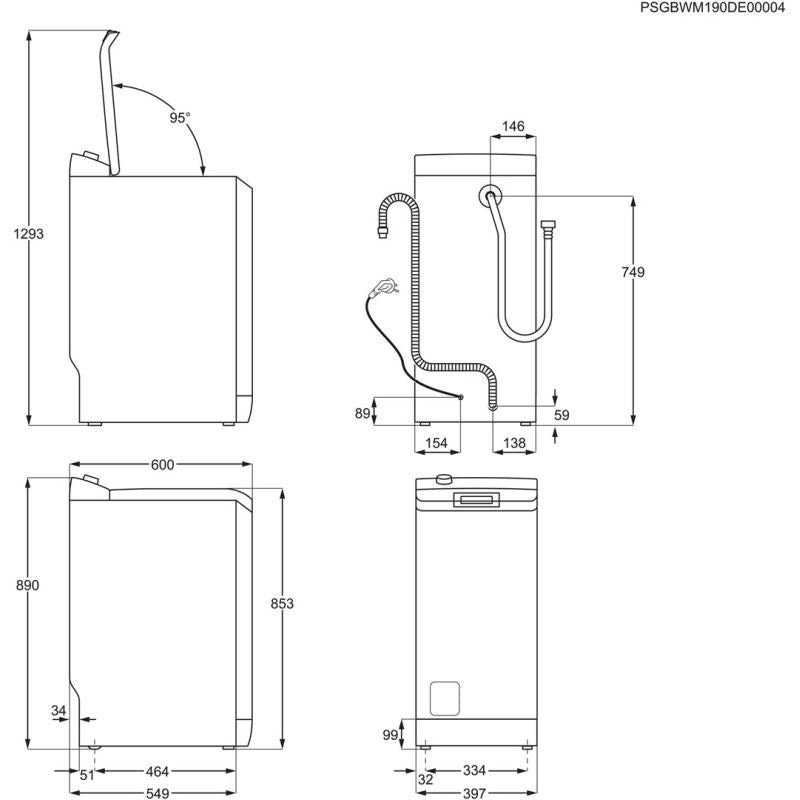 ELECTROLUX EW2TN5261FP washing machine AGD - Produkty/Pralki wolnostojące Your Sports Performance