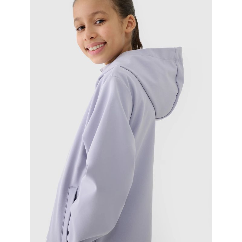 Girls' windproof softshell jacket NeoDry 5000 4FJWSS25TSOFF305-27S *Kategoria tymczasowa Your Sports Performance
