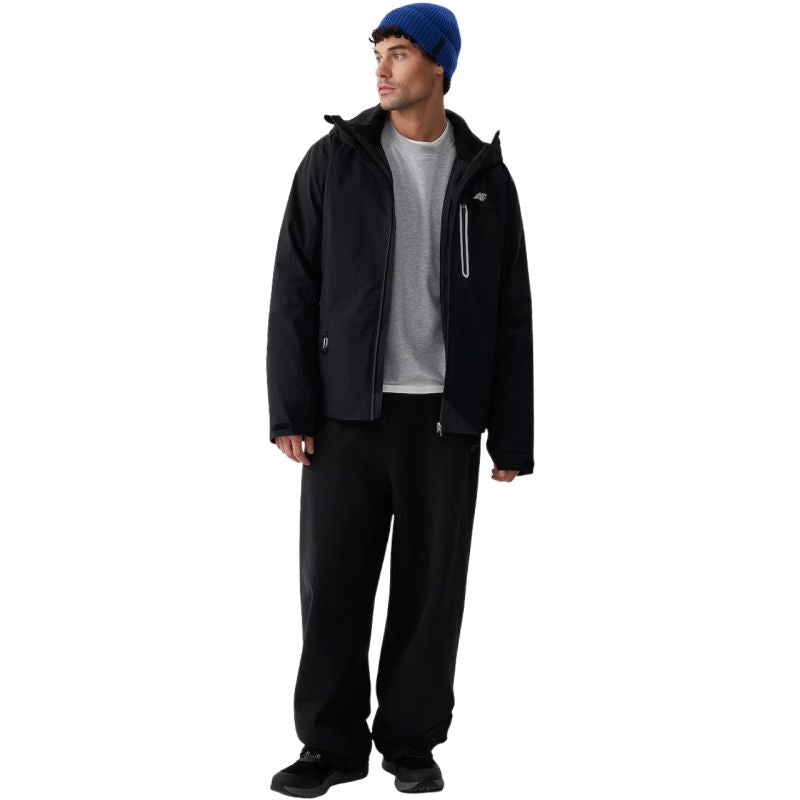 Men's Technical Jacket 4F M1217 Deep Black 4FWAW26TTJAM1217 20S