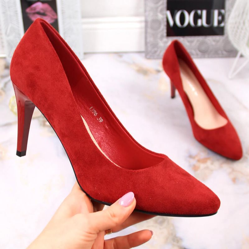 Sergio Leone W SK379K red suede high heels Footwear/Lifestyle/Sergio Leone Your Sports Performance