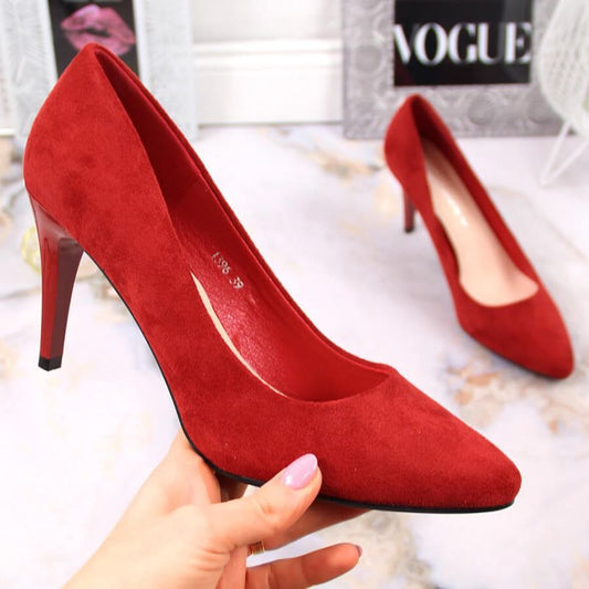 Sergio Leone W SK379K red suede high heels Footwear/Lifestyle/Sergio Leone Your Sports Performance