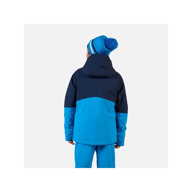 ROSSIGNOL Jr Wispile Jkt Blue Children's Ski Jacket