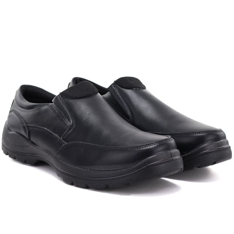 Men's Black Slip-On Shoes Vanhorn Z26-TO90402