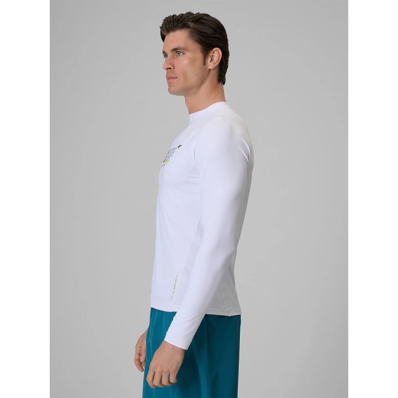 Longsleeve for swimming and water sports with UPF50+ filter men's 4F 4FRSS26TFWLM004-10S