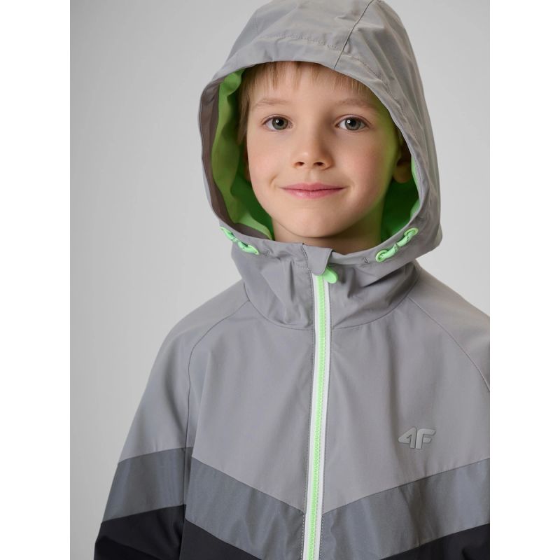 Boys' transition jacket 4F 4FJRSS26TJACM337-22S