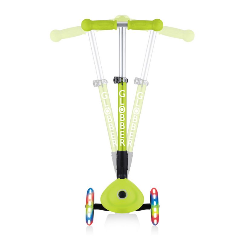 3-wheel scooter Globber Foldable Lights Lime Green Jr 437-106 Accessories/Skating/Hulajnogi Your Sports Performance