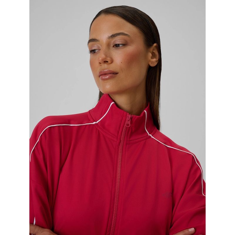 Women's loose sweatshirt without hood, quick-drying 4F 4FRSS26TSWSF2982-62S 4f
