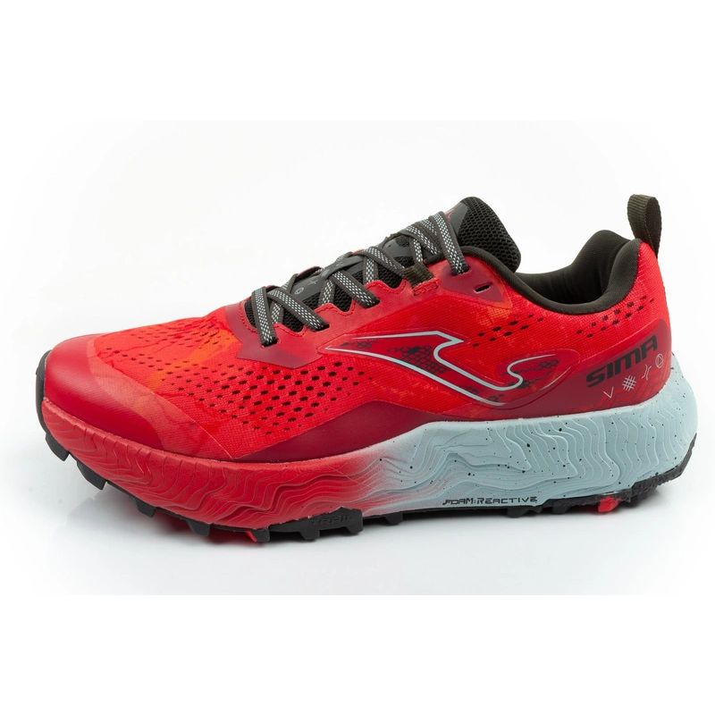 Joma men's Sima trail running shoes, cushioned, red Joma