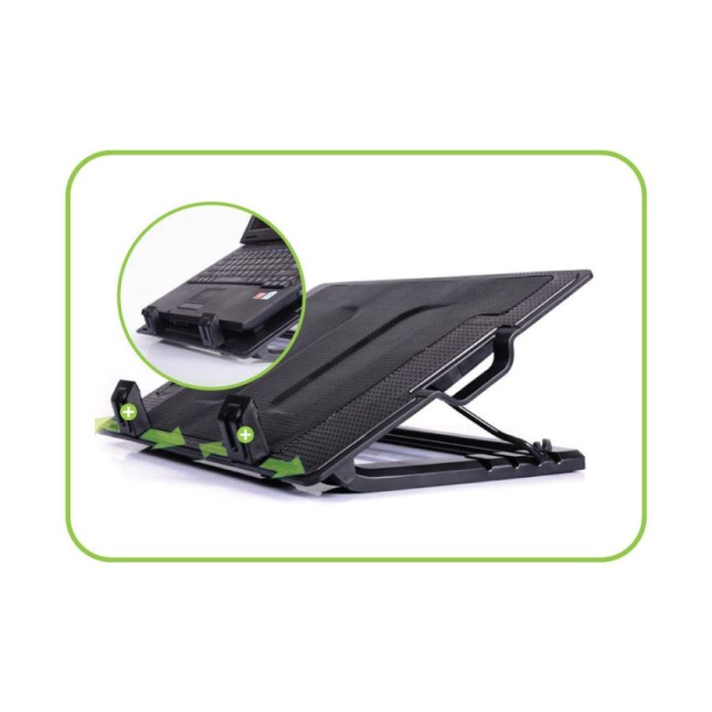 TECHLY LAPTOP FAN COOLING PAD Chłodzenie/Podstawki pod notebooki Your Sports Performance