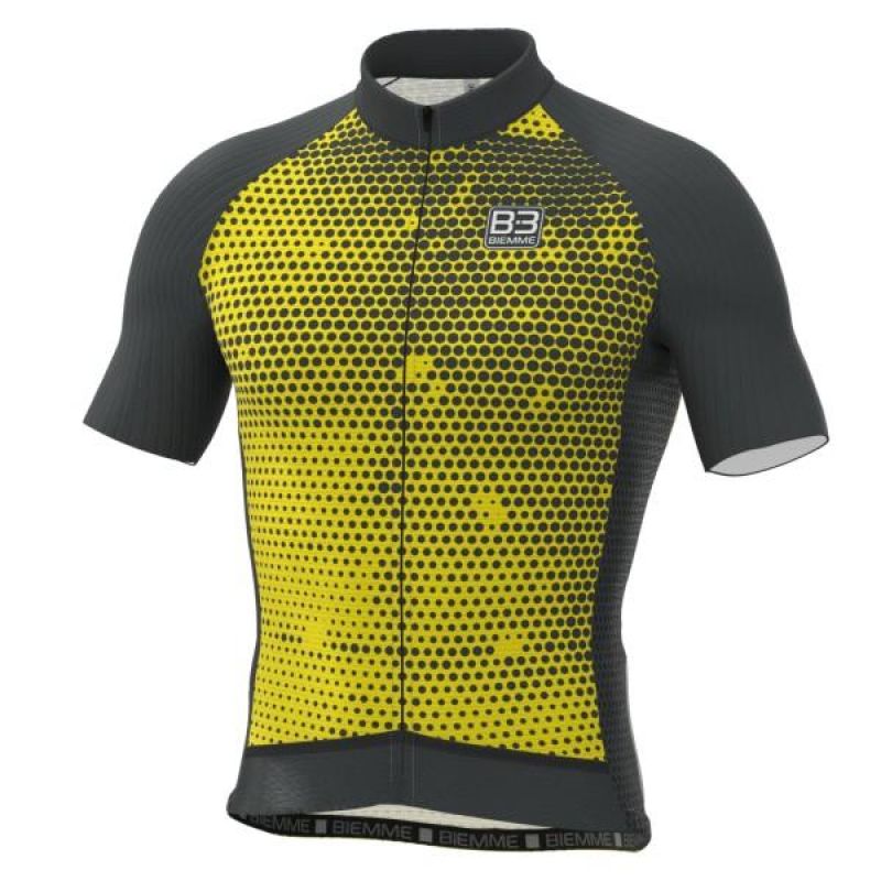 Biemme PORDOI T-shirt Black and Yellow M Clothing Your Sports Performance