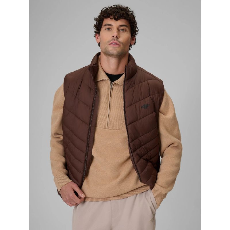 Men's vest with synthetic filling 4F 4FRAW26TVJAM401-80S