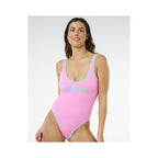 RIP CURL Surf Puff 1 Piece Women's Swimsuit Pink
