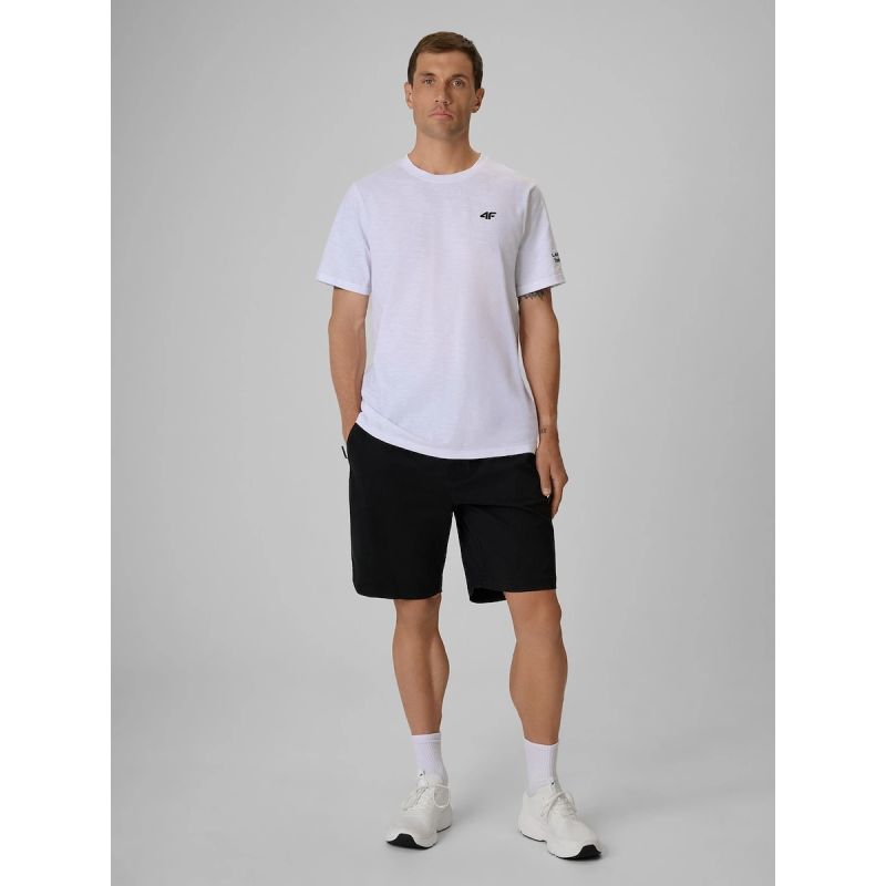 Men's regular plain T-shirt 4F 4FRSS26TTSHM3994-10S 4f