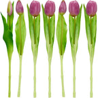 BOUQUET OF 7 LIGHT PURPLE TULIPS 31 CM LIFE-LIKE SPRING DECORATION Home and Garden/Equipment Your Sports Performance