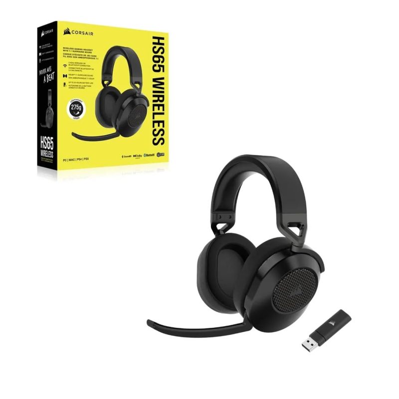 Corsair HS65 Wireless Bluetooth Headband Gaming Headset Black Gaming PC/Słuchawki Your Sports Performance