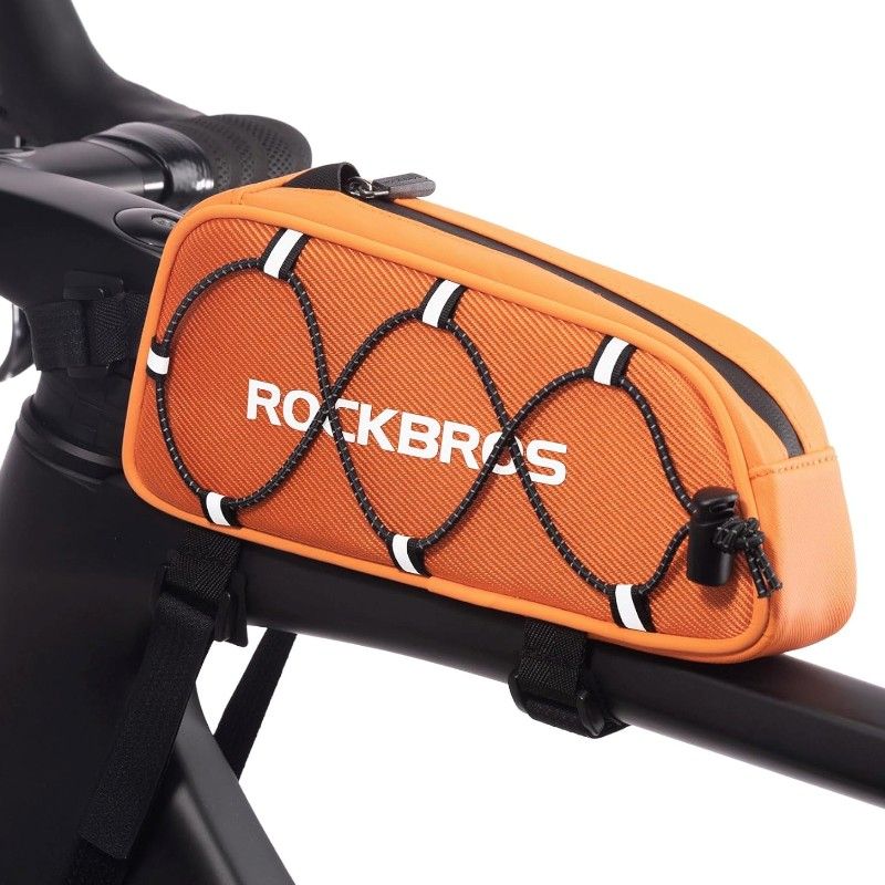 Rockbros bicycle frame bag orange 0.9l Rockbros/Torby Rowerowe/Torby Na Ramę Your Sports Performance