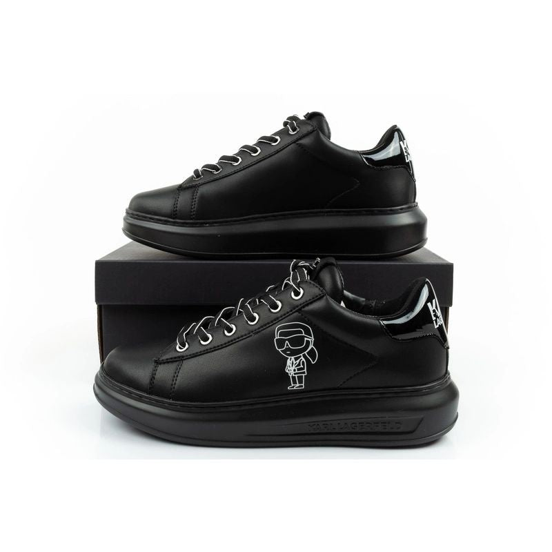 Karl Lagerfeld men's shoes sneakers Kapri natural leather black To be categorized Your Sports Performance