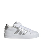 Adidas Grand Court 3.0 Kids' Shoes White and Silver JP9368