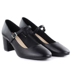 Black Sergio Leone PB176 low-heel pumps with strap Footwear Your Sports Performance