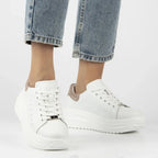 Women's leather platform shoes white Filippo DP6739 To be categorized Your Sports Performance