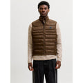 Jack&Jones Men's Vest JJEKINGSLEY LIGHT BODYWARMER COLLAR NOOS 12298870 COCCA