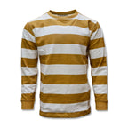 Men's Taikan Striped Crew Sweatshirt - 1306004.TAN Taikan