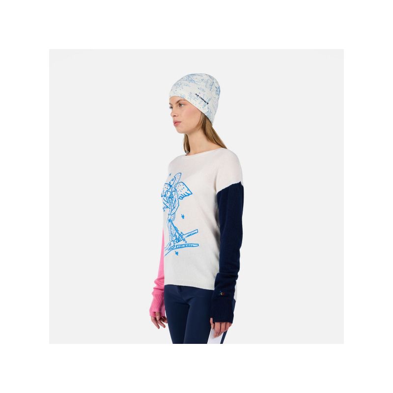 ROSSIGNOL W JCC SIGNAL RN women's sweater blue