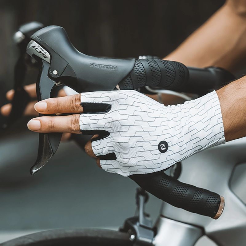 Rockbros Road Cycling Gloves Size: L - Black and White Rockbros