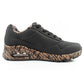 Skechers Uno-Loving Love women's sports sneakers fashionable black In preparation Your Sports Performance
