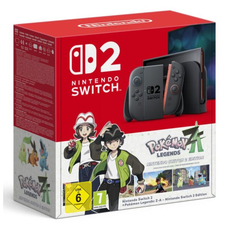 Nintendo Switch 2+Pokémon Legends Console: ZA Konsole/Konsole przenośne Your Sports Performance