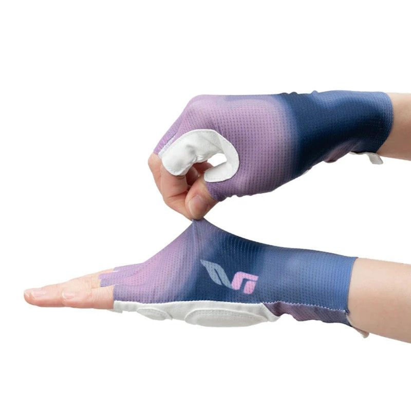 Rockbros S389 Women's Short Shock Absorbing Cycling Gloves L - Purple