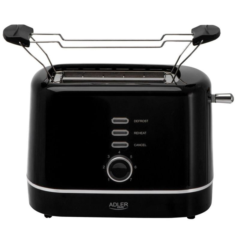 Toaster with grate ADLER AD 3224b black AGD - Produkty/Tostery Your Sports Performance