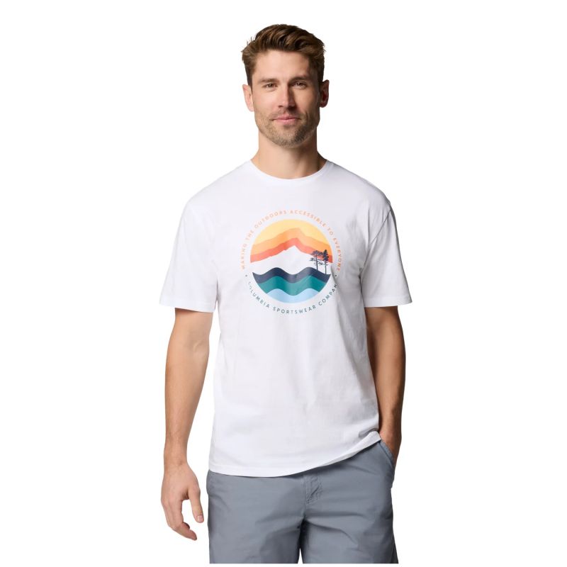 Columbia Path Lake II Graphic Tee M 1934814111 Clothing/Outdoor/T-shirts with short sleeves/Columbia Your Sports Performance