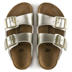 Birkenstock Arizona Kids Birko-Flor Electric Metallic Gold Narrow Girls' Flip-Flops (1014841) Footwear/Lifestyle/Brinkenstock/Klapki/chodaki Birkenstock