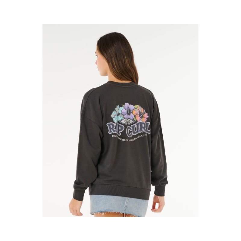 RIP CURL Bells Heritage Crew Women's Sweatshirt Black