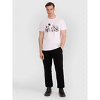 Men's regular t-shirt with volleyball print 4F 4FRAW25TTSHM3319-10S *Kategoria tymczasowa Your Sports Performance