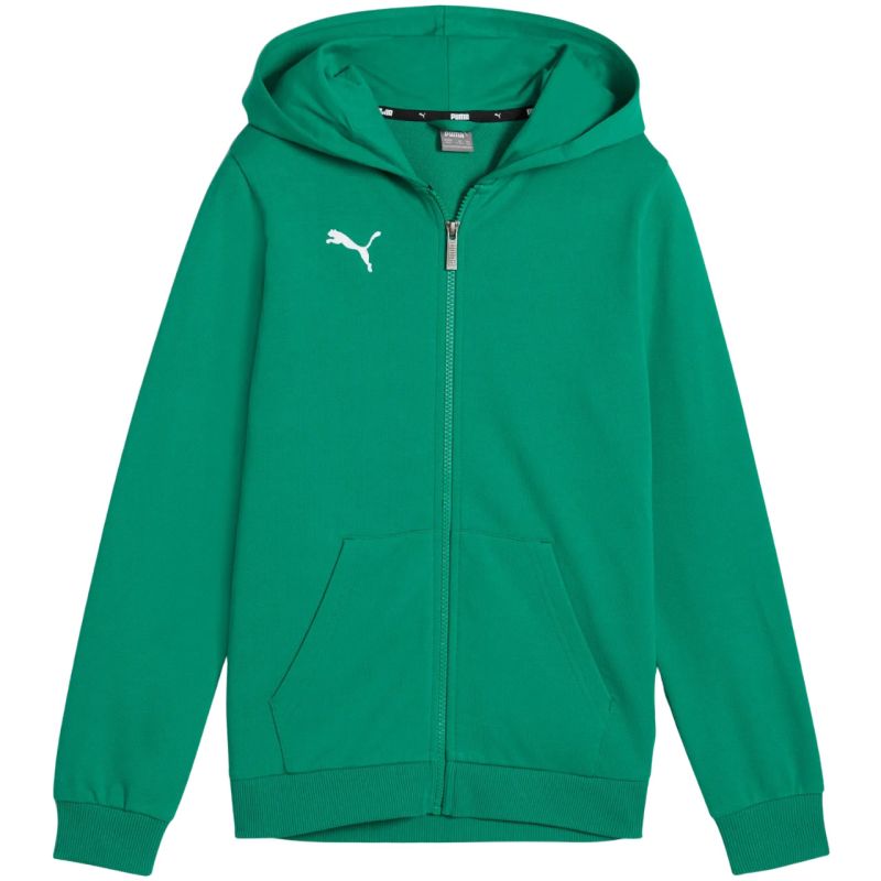 Puma teamGoal Casuals Hooded Kids' Sweatshirt Green 658596 05 In preparation Your Sports Performance
