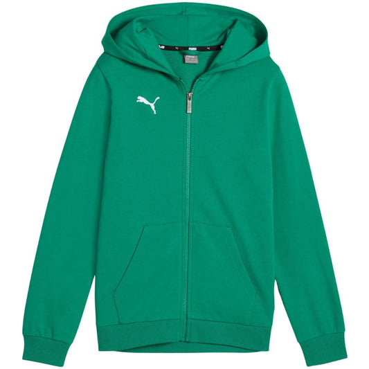 Puma teamGoal Casuals Hooded Kids' Sweatshirt Green 658596 05 In preparation Your Sports Performance