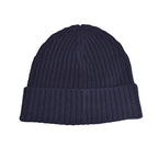 Hugo Boss woolen navy blue winter beanie hat - 50495778-410 Boss
