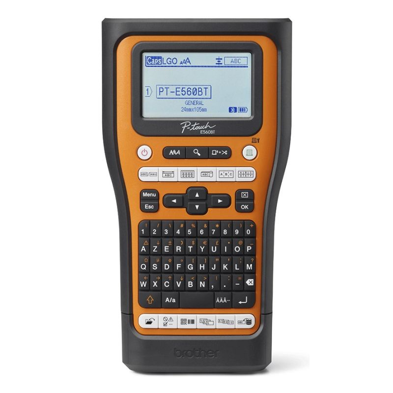 Brother PT-E560BTVP label printer Thermal Transfer 180 x 180 DPI 20 mm/s Wired and Wireless HSE/TZe Bluetooth QWERTZ Auto ID/Drukarki etykiet Your Sports Performance
