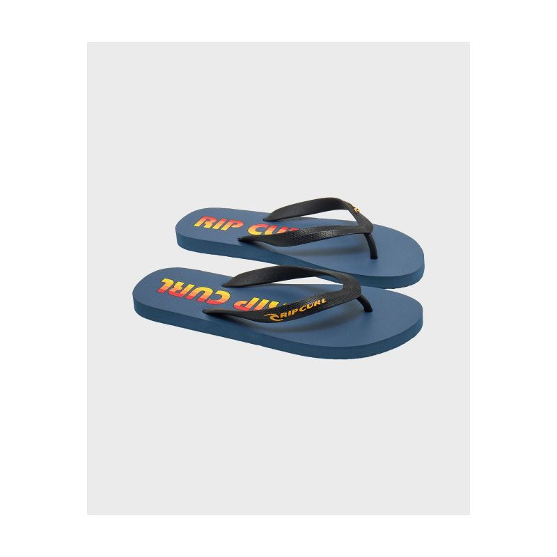 RIP CURL Icons Of Surf Bloom Open Toe Navy Blue Men's Flip-Flops