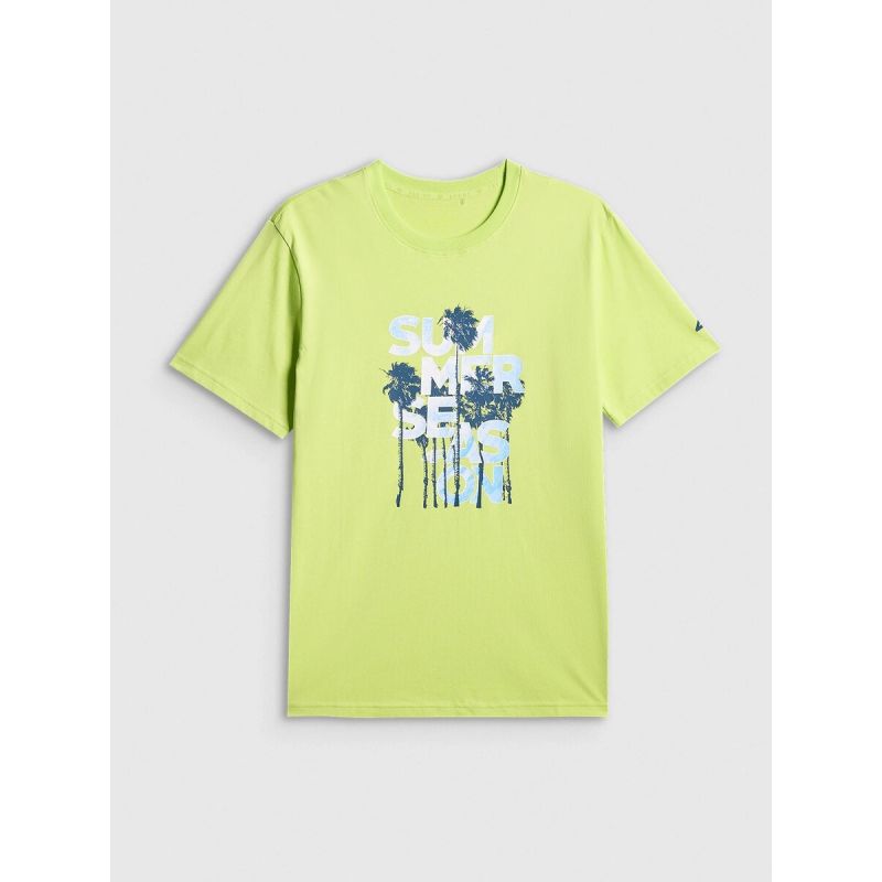 Men's oversized printed T-shirt 4F 4FWSS26TTSHM2784-42S 4f