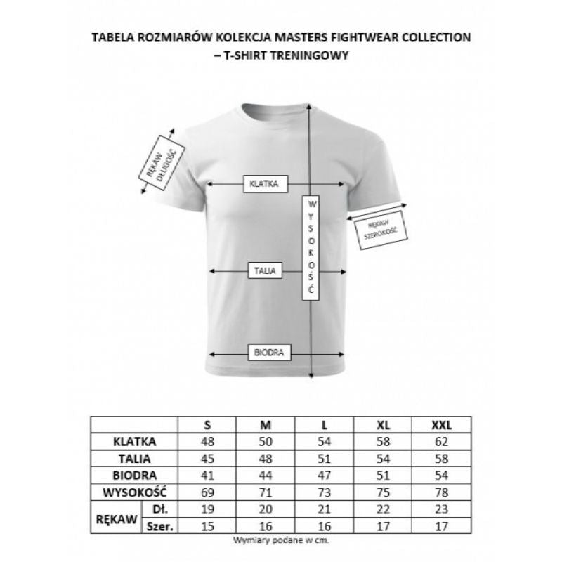 Masters Fightwear Collection "Warrior" training shirt M 06119-M Clothing/martial arts/koszulki Your Sports Performance
