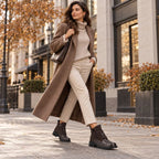 Women’s Leather Ankle Boots, Crocodile Effect, Chocolate Brown Filippo DBT820