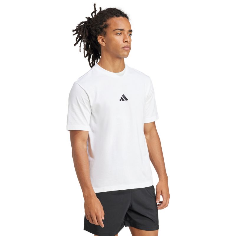 adidas Essentials Small Logo Single Jersey M JF1092 Clothing/Lifestyle/T-shirts Adidas