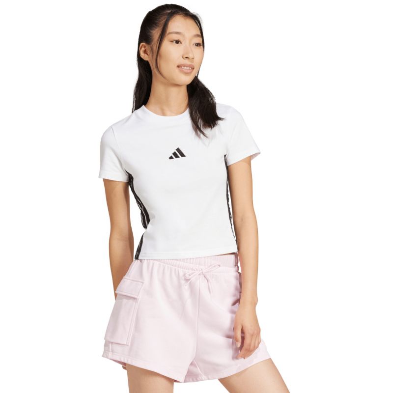 adidas Essentials 3-Stripes Slim Baby W T-Shirt JE1239 Clothing/Lifestyle/T-shirts Adidas